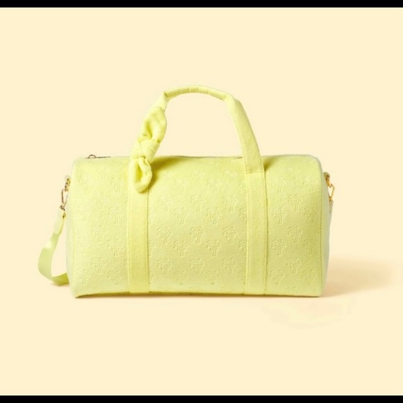 Stoney Clover Lane Handbags - Stoney Clover Lane x Target Terry Cloth Embossed Palm Tree Duffle